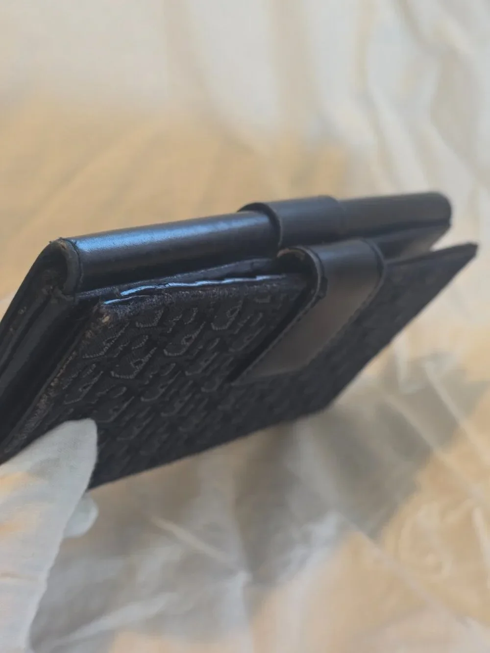 Dior Monogram Canvas and Leather Wallet